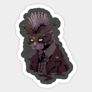 Punk Cat Sticker